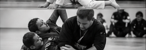 Adult Brazilian jiu-jitsu training